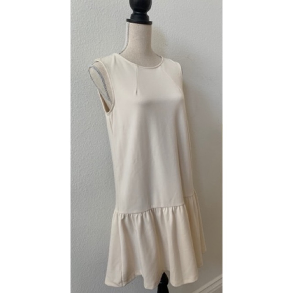 NEW WITH TAG h & m size M nude cream dress